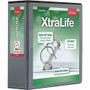 Cardinal Xtralife ClearVue Locking Slant-D Binder - 4" Binder Capacity - Letter - 8 1/2" x 11" Sheet Size - 890 Sheet Capacity - 3 3/5" Spine Width - (CRD26341) Product Image 