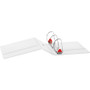 Cardinal XtraLife ClearVue Non-Stick Slant-D Ring Binder, 3 Rings, 5" Capacity, 11 x 8.5, White View Product Image