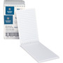 Business Source Wirebound Memo Books - 50 Sheet(s) - Wire Bound - 5" x 3" Sheet Size - White - White Sheet(s) Product Image 