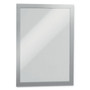 Durable DURAFRAME Sign Holder, 8.5 x 11, Silver Frame, 2/Pack (DBL476823) View Product Image