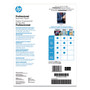 HP Professional Business Paper, 52 lb Bond Weight, 8.5 x 11, Glossy White, 150/Pack (HEW4WN10A) View Product Image