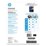 HP Professional Business Paper, 52 lb Bond Weight, 8.5 x 11, Glossy White, 150/Pack View Product Image