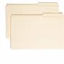 Smead 2/5 Tab Cut Legal Recycled Top Tab File Folder - 8 1/2" x 14" - 3/4" Expansion - Top Tab Location - Right Tab Position - 11 pt. - (SMD15386) Product Image 