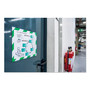 Durable DURAFRAME Security Magnetic Sign Holder, 8.5 x 11, Green/White Frame, 2/Pack (DBL4772131) View Product Image