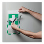 Durable DURAFRAME Security Magnetic Sign Holder, 8.5 x 11, Green/White Frame, 2/Pack (DBL4772131) View Product Image