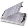 Officemate Storage Form Holder - 1" Clip Capacity - Storage for Stationary - 8 1/2" x 12" Sheet Size - Aluminum Product Image 