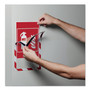 Durable DURAFRAME Security Magnetic Sign Holder, 8.5 x 11, Red/White Frame, 2/Pack View Product Image