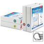 Cardinal FreeStand Easy Open Locking Slant-D Ring Binder, 3 Rings, 4" Capacity, 11 x 8.5, White View Product Image
