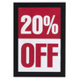 Durable DURAFRAME Sign Holder, 5.5 x 8.5, Black Frame, 2/Pack View Product Image