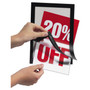 Durable DURAFRAME Sign Holder, 5.5 x 8.5, Black Frame, 2/Pack (DBL491301) View Product Image