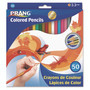 Prang Colored Pencil Sets, 3.3 mm, 2B, Assorted Lead and Barrel Colors, 50/Pack View Product Image