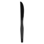 Dixie Plastic Cutlery, Heavy Mediumweight Knife, Black, 1,000/Carton View Product Image
