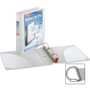 Cardinal SuperLife Pro Easy Open ClearVue Locking Slant-D Ring Binder, 3 Rings, 1.5" Capacity, 11 x 8.5, White (CRD54662) View Product Image