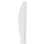 Dixie SmartStock Plastic Cutlery Refill, Knife, 6.3", Series-B Mediumweight, White, 40/Pack, 24 Packs/Carton (DXESSK21P) View Product Image