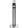 PURELL MESSENGER ES6 Silver Panel Floor Stand with Dispenser - Floor Stand Product Image 