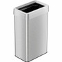HLS Commercial Stainless Steel Bin Receptacle - Deodorizer - 18 gal Capacity - Rectangular - Fingerprint Proof - 25.8" Height x 10.3" Width x 16" Depth Product Image 