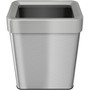 HLS Commercial Stainless Steel Bin Receptacle - Deodorizer - 18 gal Capacity - Rectangular - Fingerprint Proof - 25.8" Height x 10.3" Width x 16" Depth Product Image 