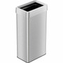 HLS Commercial Stainless Steel Bin Receptacle - Deodorizer - 21 gal Capacity - Rectangular - Fingerprint Proof - 33" Height x 10.3" Width x 16" Depth Product Image 