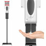HLS Commercial Floor Stand Sensor Sanitizer Dispenser - Automatic - 1.06 quart Capacity - Support 4 x C Battery - Floor Standing, Touch-free, Refillable, Hygienic Product Image 