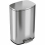 HLS Commercial Stainless Steel Soft Step Trash Can - 13 gal Capacity - Fire Resistant Product Image 