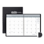 House of Doolittle Monthly Calendar Planner 2 Year Black Hard Cover 8-1/2 x 11 Inches - Julian Dates - Monthly - 24 Month - January 2026 to December 2027 - 1 Month Double Page Layout Product Image 