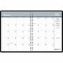House of Doolittle Monthly Calendar Planner 2 Year Black Hard Cover 8-1/2 x 11 Inches - Julian Dates - Monthly - 24 Month - January 2026 to December 2027 - 1 Month Double Page Layout Product Image 