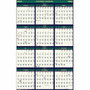 House of Doolittle Nonlaminated Reversible Planner - Julian Dates - Yearly - 12 Month - July 2025 to June 2026 - 24" x 37" Sheet Size Product Image 