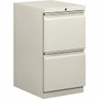 HON Brigade H33820R Pedestal - 28" Height x 15" Width x 19.9" Depth - 2 x File Drawer(s) - Finish: Light Gray Product Image 