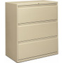 HON Brigade 800 H883 Lateral File - 40.9" Height x 36" Width x 18" Depth - 3 - Finish: Putty Product Image 