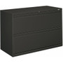 HON Brigade 800 H892 Lateral File - 28.4" Height x 42" Width x 18" Depth - 2 - Finish: Charcoal Product Image 
