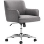 HON Matter Chair - Fabric Back Material - 5-star Base - Light Gray Product Image 