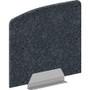HON HUVDSSE2024 Privacy Screen - 23.3" Width x 20" Height - Silver Frame - Polyethylene Terephthalate (PET) - Dark Gray Product Image 