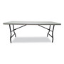 Iceberg IndestrucTable TOO 1200 Series Folding Table - Rectangle Top - 1200 lb Capacity - 72" Table Top Length x 30" Table Top Width x 1" Table Top Thickness - 29" Height - Outdoor, Indoor Product Image 
