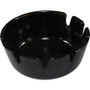 Impact Tabletop Ash Tray - Round - Heat Resistant, Lightweight - 1.8" Height x 4.8" Width - Plastic - Black - (IMP1007) Product Image 
