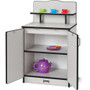 Rainbow Accents - Culinary Creations Kitchen Cupboard - Black - 1 Each - Black, Gray, Chrome Product Image 