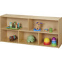 young Time 2-shelf Storage Unit - 2 Shelf(ves) - 21.50" Height x 48" Width x 12" Depth - Rounded Edge, Durable, Laminated, Easy to Clean, Rounded Corner - Baltic - Thermally Fused Laminate Product Image 