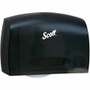 Scott Essential Coreless Jumbo Roll Toilet Paper Dispenser - Coreless Dispenser - 1 x Roll - 9.8" Height x 14.3" Width x 6" Depth - Plastic - Black Product Image 