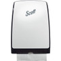 Scott Slimfold Towel Dispenser - Multifold Dispenser - 225 x Towel - 13.7" Height x 9.8" Width x 2.9" Depth - White - Compact, Easy-to-load Product Image 