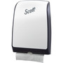 Scott Slimfold Towel Dispenser - Multifold Dispenser - 225 x Towel - 13.7" Height x 9.8" Width x 2.9" Depth - White - Compact, Easy-to-load Product Image 