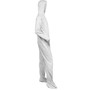 Kleenguard A40 Coveralls - Zipper Front, Elastic Wrists, Ankles, Hood & Boots - Medium - Liquid, Flying Particle Protection - White - Hood, Zipper Front, Elastic Wrist, Elastic Ankle, Breathable, Low Linting Product Image 