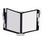 Durable InstaView Expandable Desktop Reference System, 10 Panels, Black Borders View Product Image