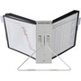 Durable InstaView Expandable Desktop Reference System, 10 Panels, Black Borders View Product Image