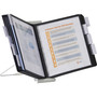 Durable InstaView Expandable Desktop Reference System, 10 Panels, Black Borders View Product Image
