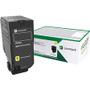 Lexmark Unison Original High Yield Laser Toner Cartridge - Yellow - 1 Each - (LEX74C0HYG) Product Image 