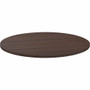 Lorell Essentials Conference Tabletop - Espresso Round Top - Contemporary Style - 1" Table Top Thickness x 48" Table Top Diameter - Assembly Required Product Image 