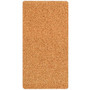 Lorell DIY Frameless Corkboard - 36" Board Height x 18" Board Width - Brown Cork Surface - Frameless - Aluminum Frame Product Image 