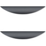 Lorell Chateau Series Laminate Drawer Traditional Pulls - Traditional - 6.38" Width x 1.13" Depth x 0.63" Height - Aluminum Alloy - Black Product Image 