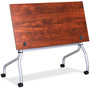 Lorell Flip Top Training Table - Rectangle Top - Four Leg Base - 4 Legs - 23.60" Table Top Width x 60" Table Top Depth - 29.50" Height x 59" Width x 23.63" Depth - (LLR60720) Product Image 