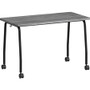 Lorell Training Table - Laminated Top - 300 lb Capacity - 29.50" Table Top Length x 23.63" Table Top Width x 1" Table Top Thickness - 47.25" Height - Assembly Required Product Image 