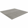 Lorell Hospitality/Conference Tabletop - 42" Width x 1" Thickness x 42" Length - Band Edge - Weathered Charcoal Table Top - For Reception Area, Conference Table, Breakroom, Lobby, Meeting, Office Product Image 
